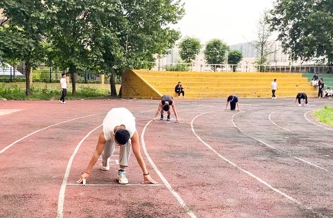西安职业高中运动会